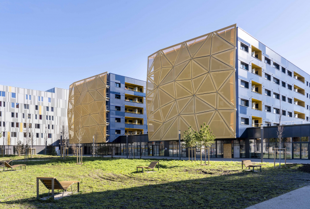 L’îlot Esplanade à Clermont-Ferrand s’habille en Serge Ferrari