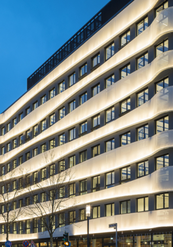 Fassade Zebra Bürogebäude