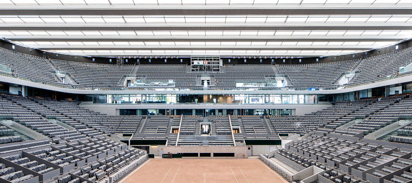 court philippe chatrier- Roland Garros